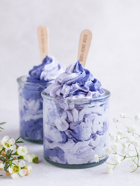 Fluffy, whipped soap!