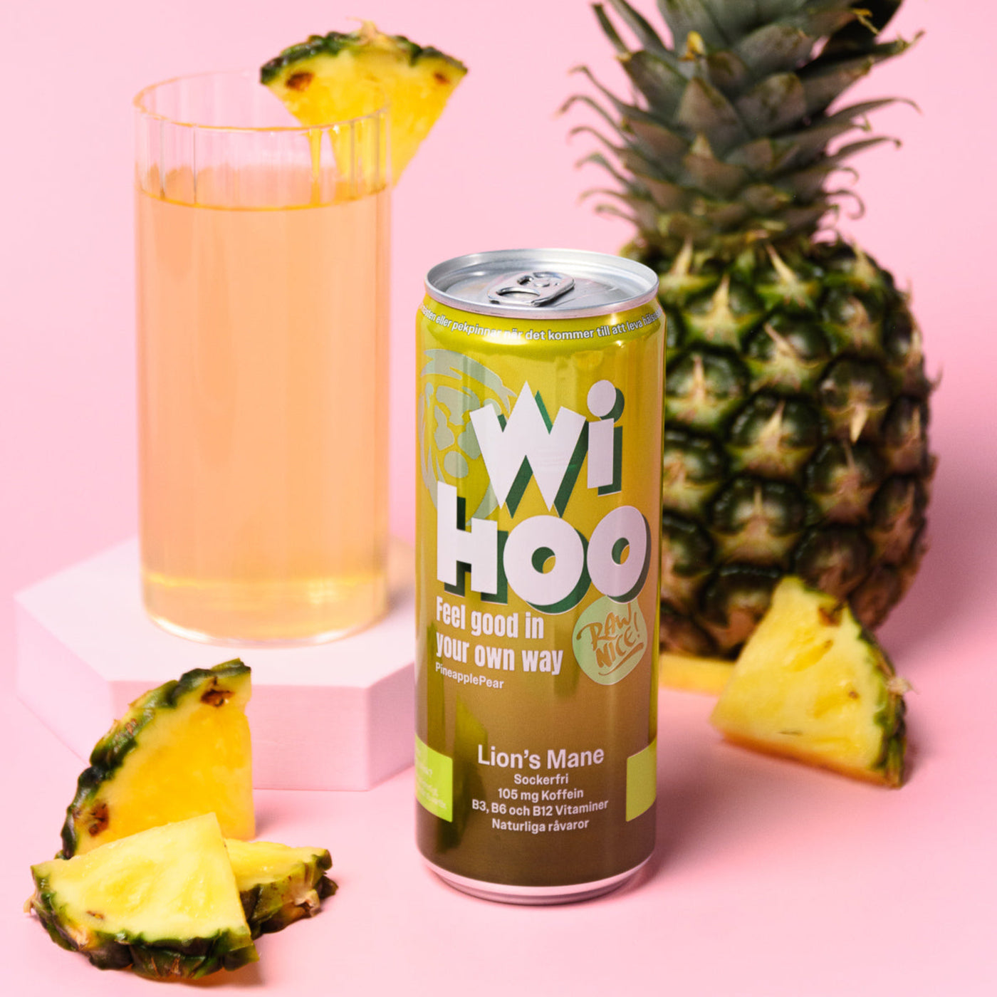 Wihoo Energy Drink - Pineapple & Pear x 24